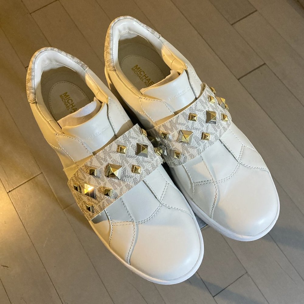 Michaels Kors Slip-On Velcro Open and Enclosure with Studs